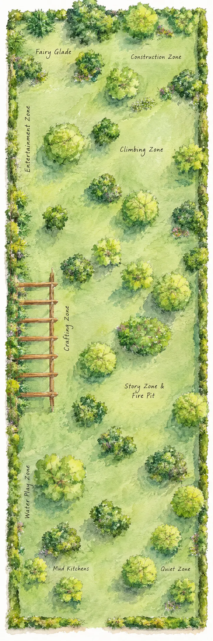 Whimsy wood watercolour
